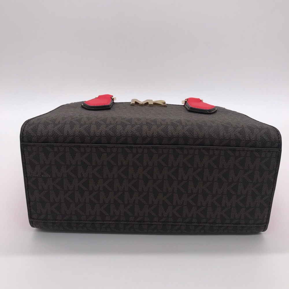 Michael Kors Mott Medium Satchel Coral Ree… - Picture 13 of 14